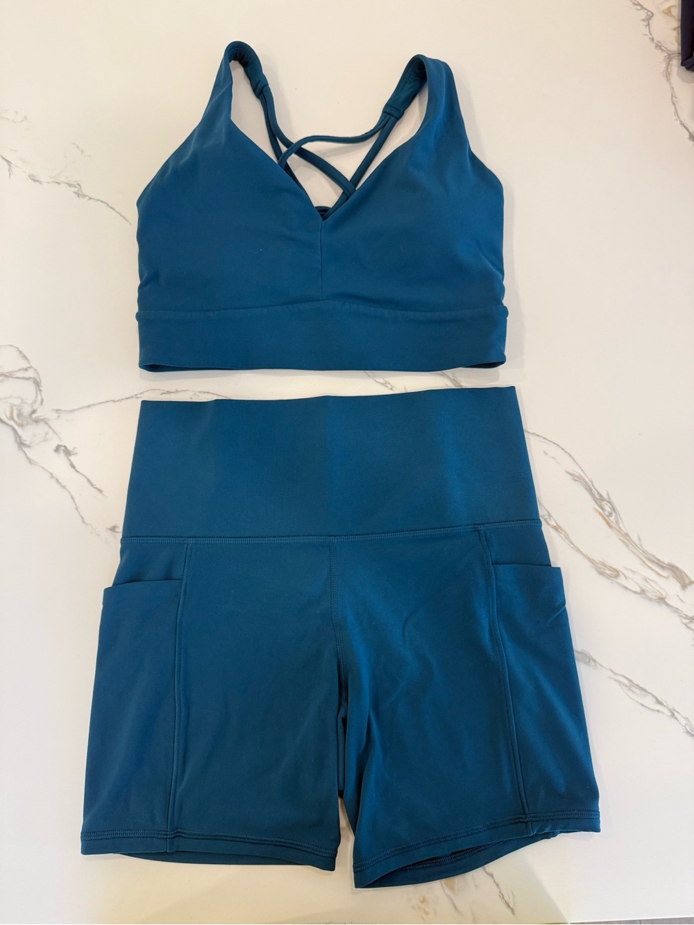 Athleta Teal Matching Set